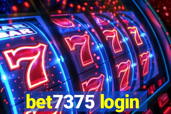 bet7375 login